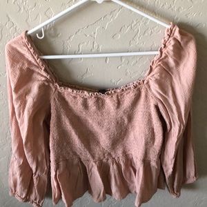 American Eagle Off the Shoulder Crop Top